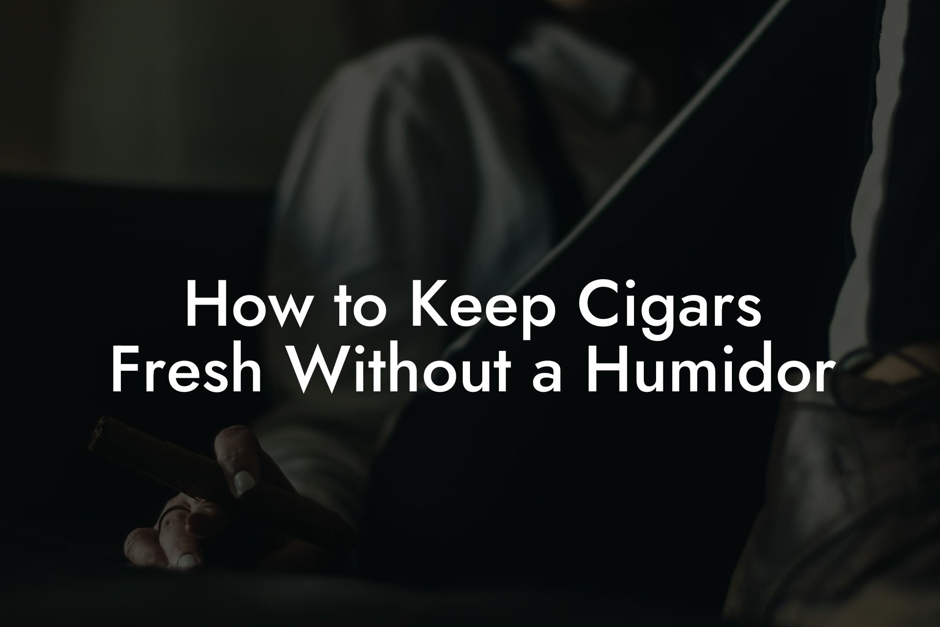 How to Keep Cigars Fresh Without a Humidor