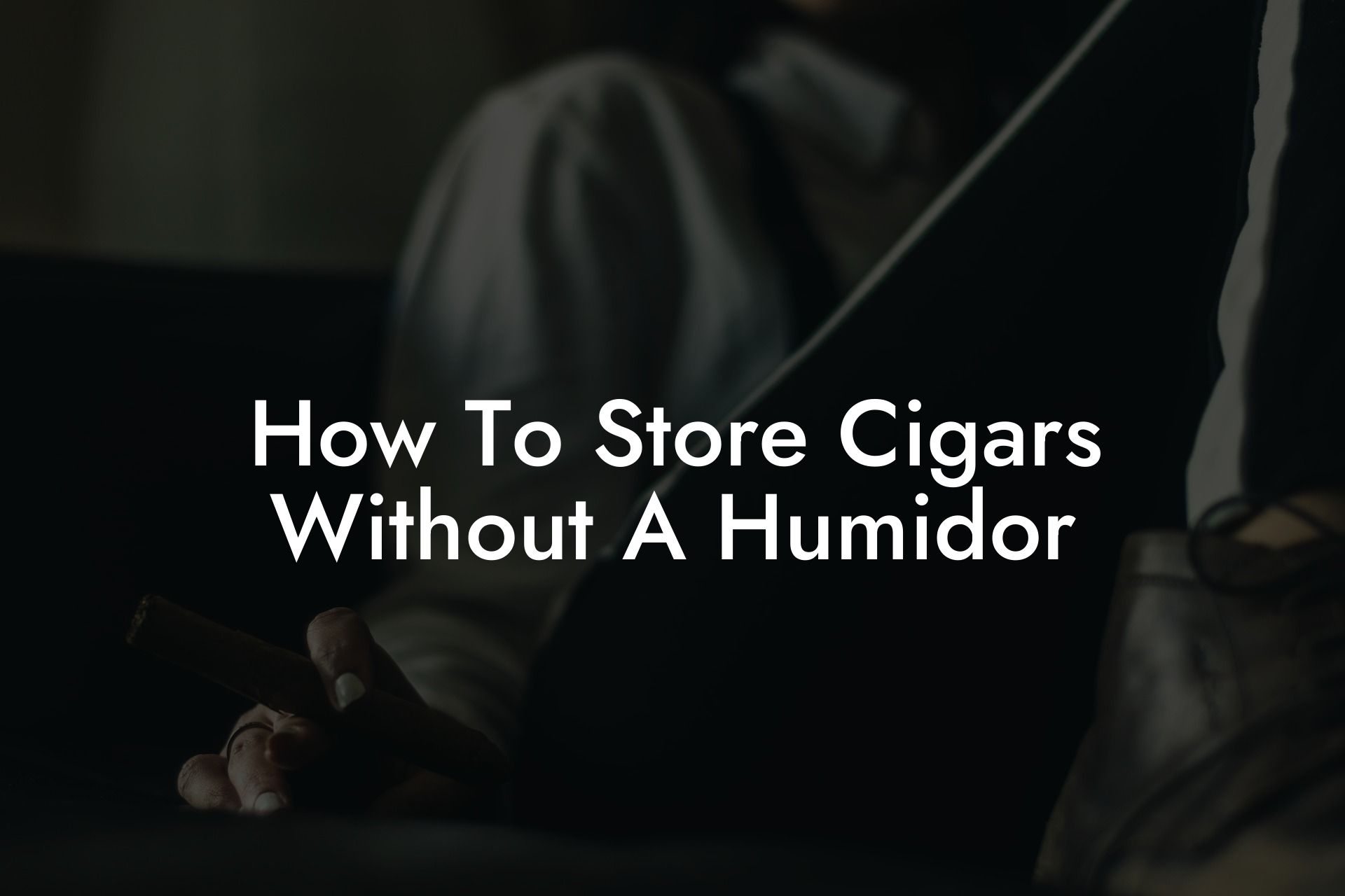 How To Store Cigars Without A Humidor