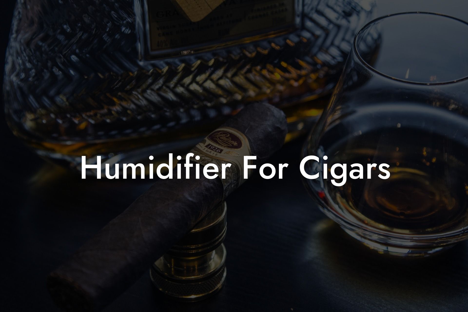 Humidifier For Cigars