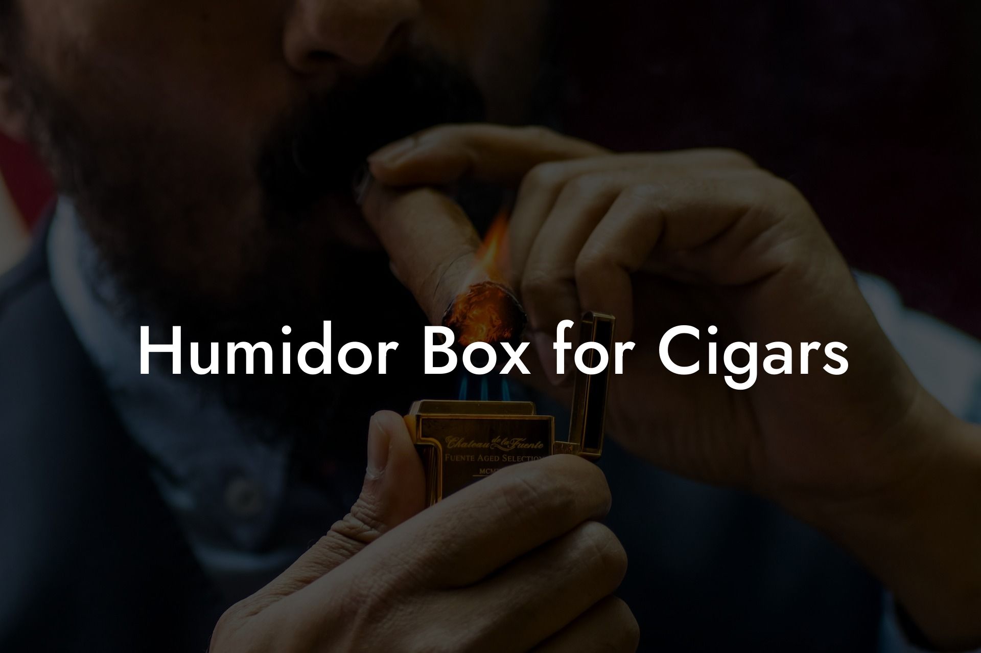 Humidor Box for Cigars