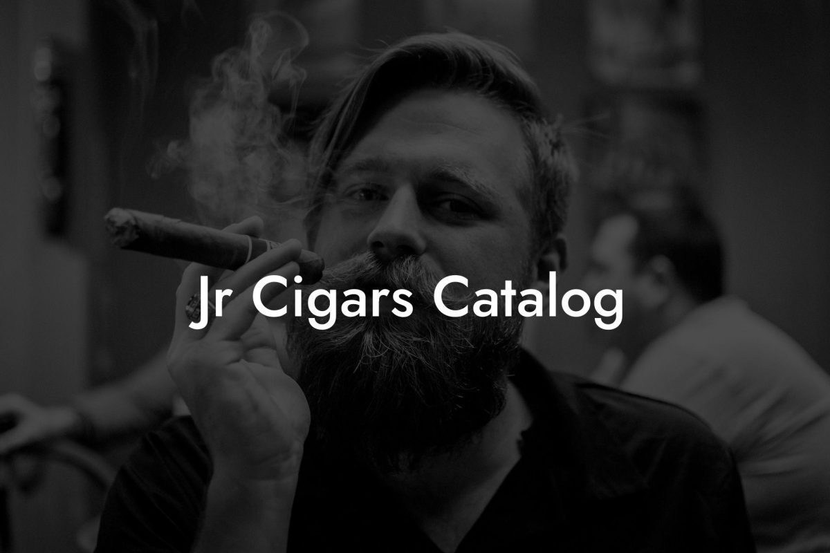 Jr Cigars Catalog