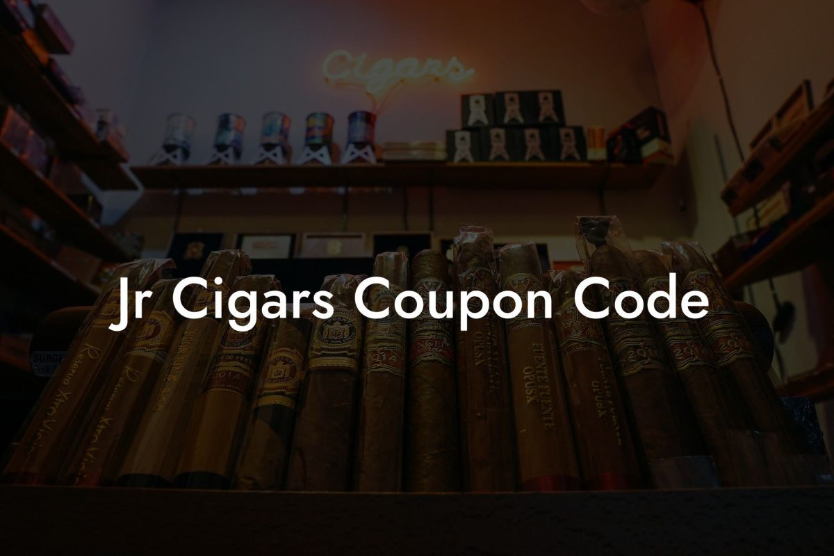 Jr Cigars Coupon Code