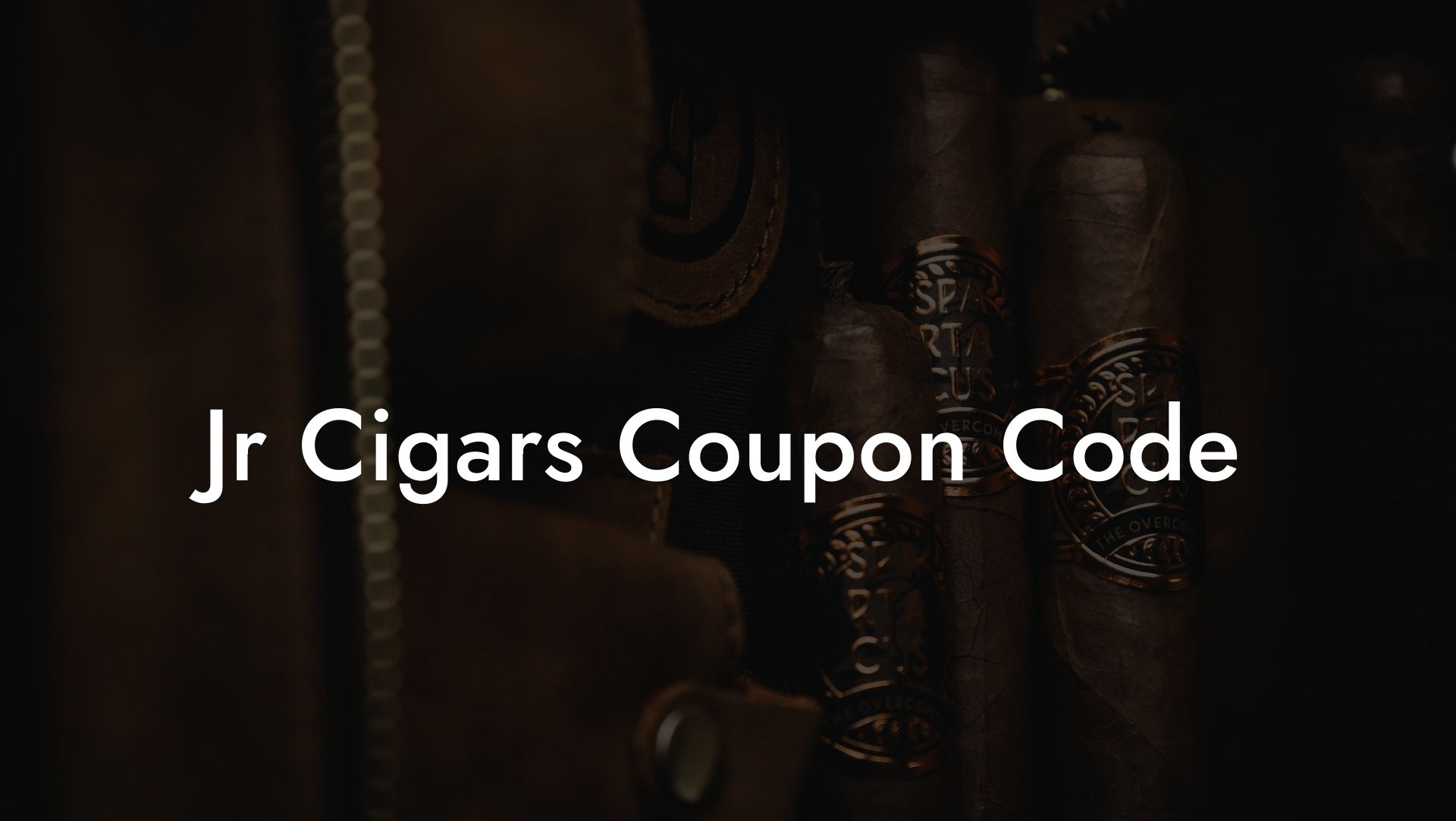 Jr Cigars Coupon Code