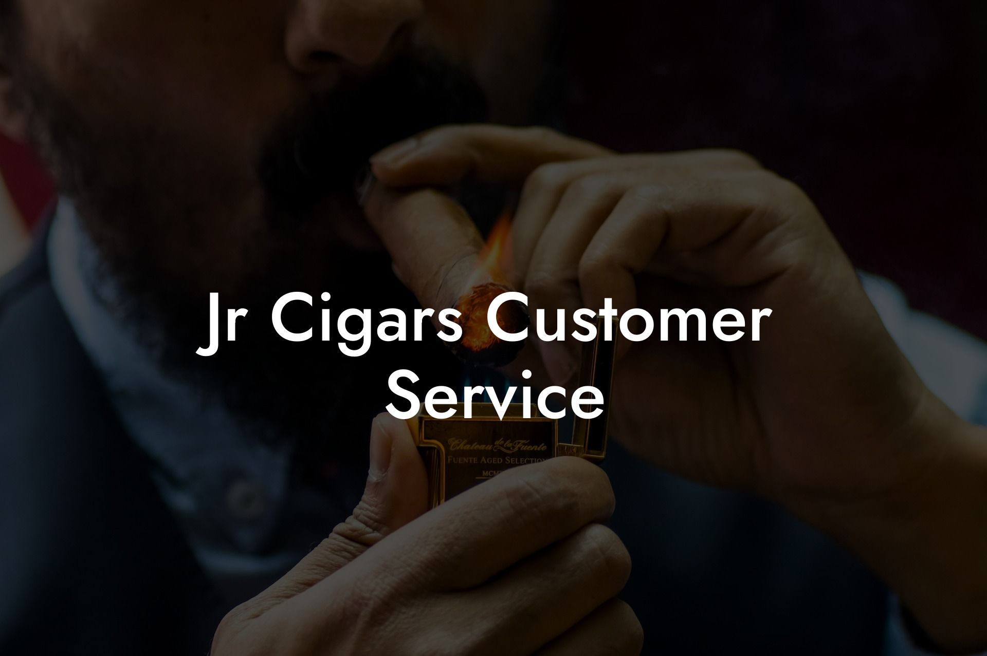 Jr Cigars Customer Service