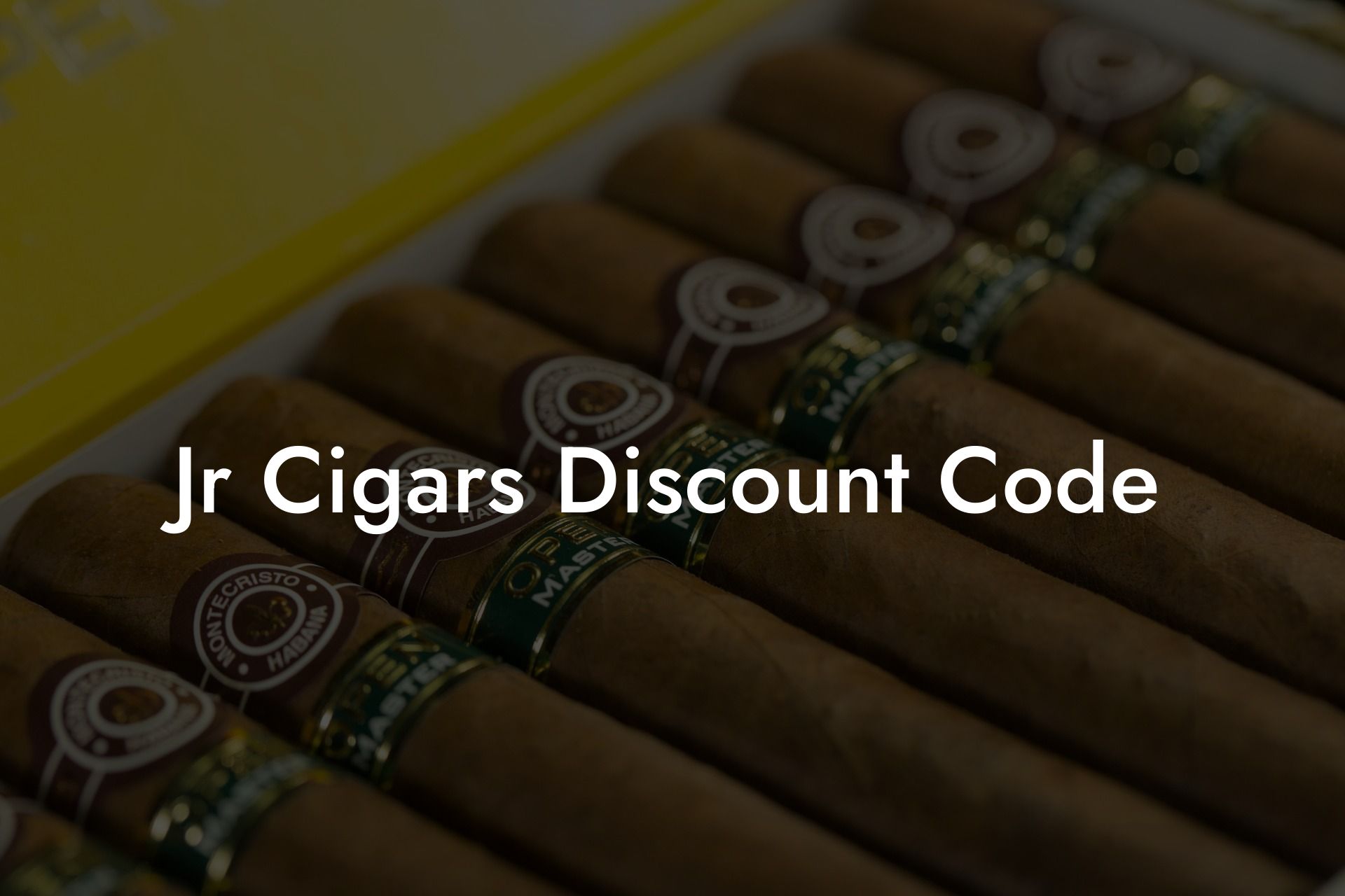 Jr Cigars Discount Code