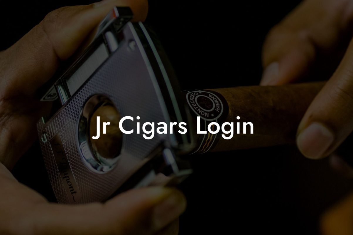 Jr Cigars Login