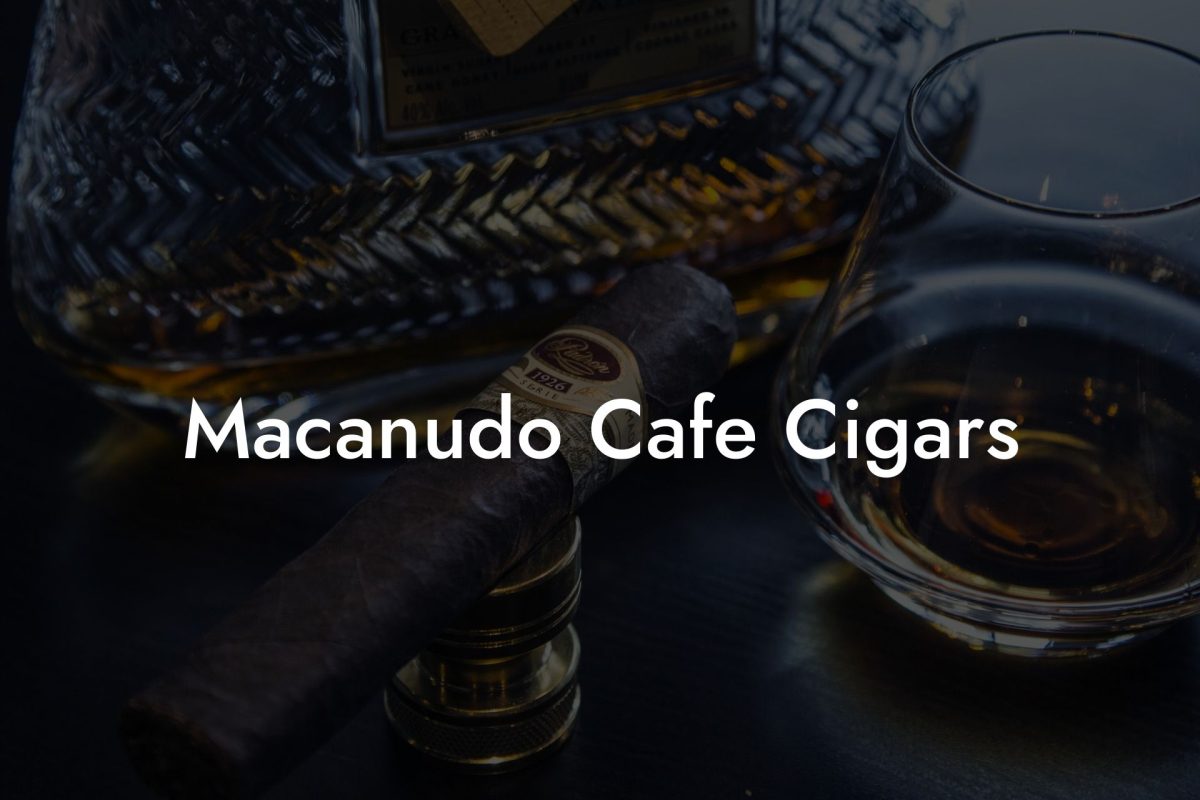 Macanudo Cafe Cigars