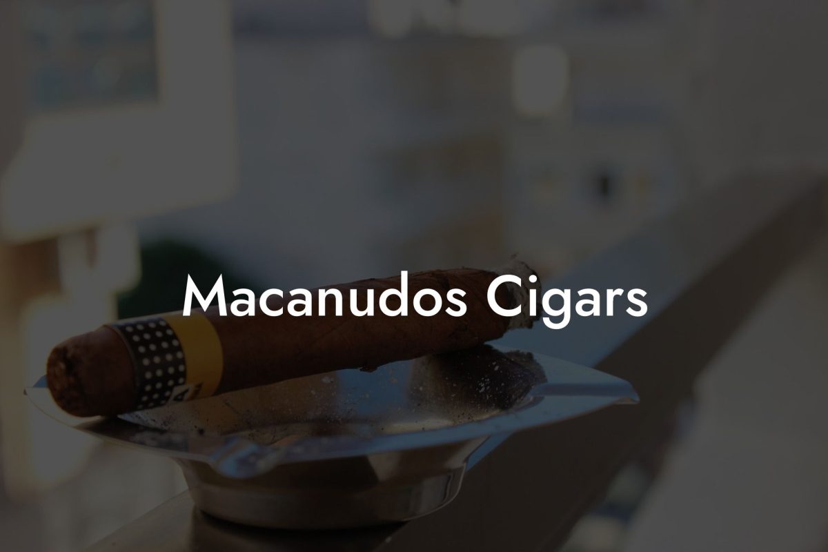 Macanudos Cigars