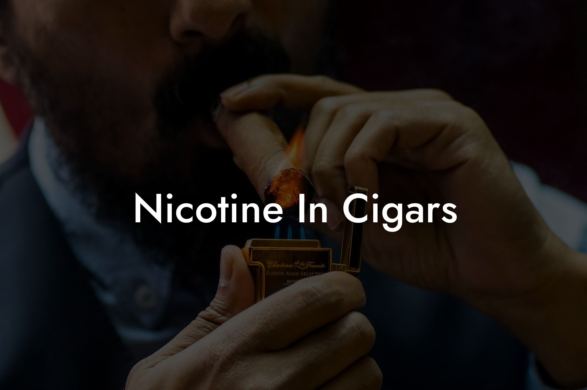 Nicotine In Cigars