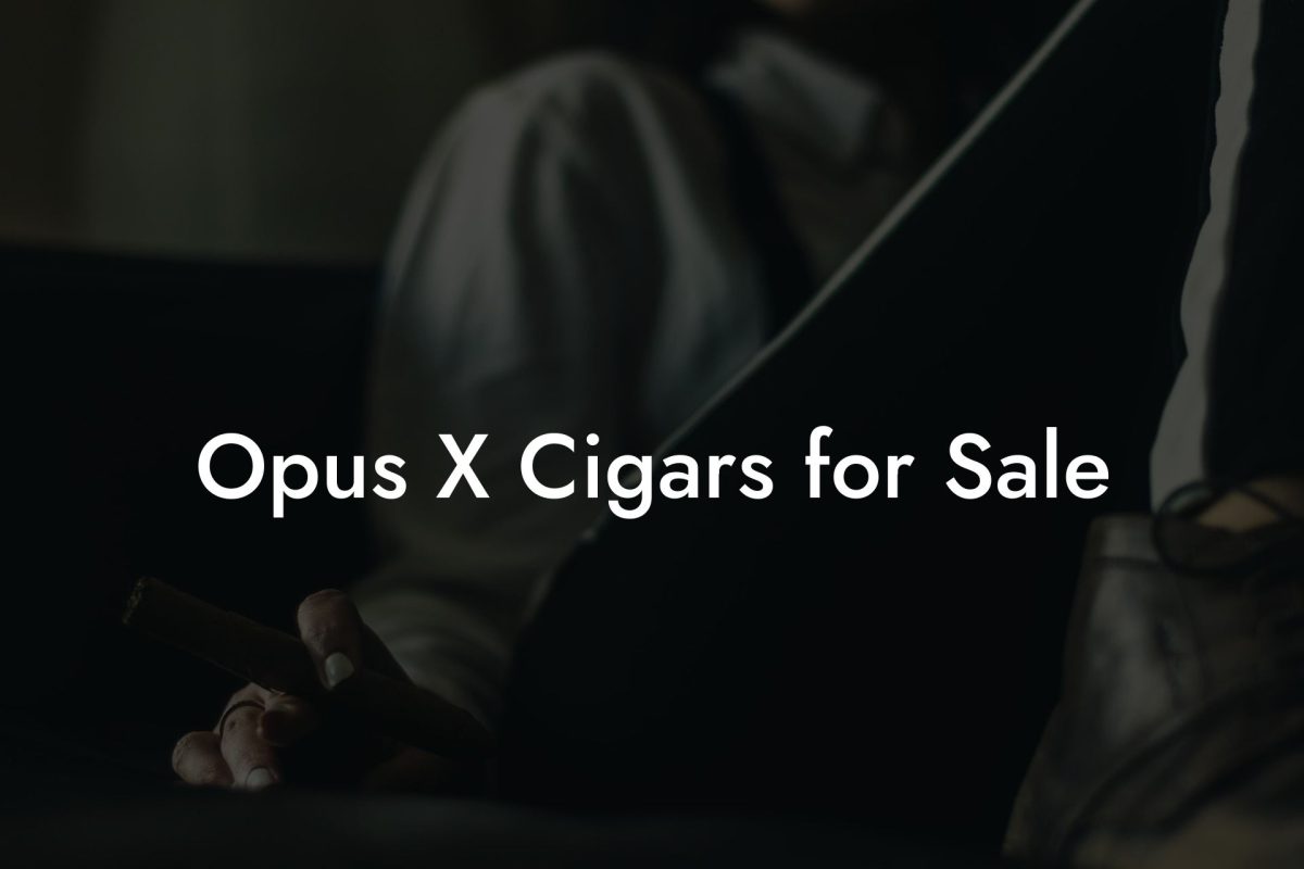 Opus X Cigars for Sale