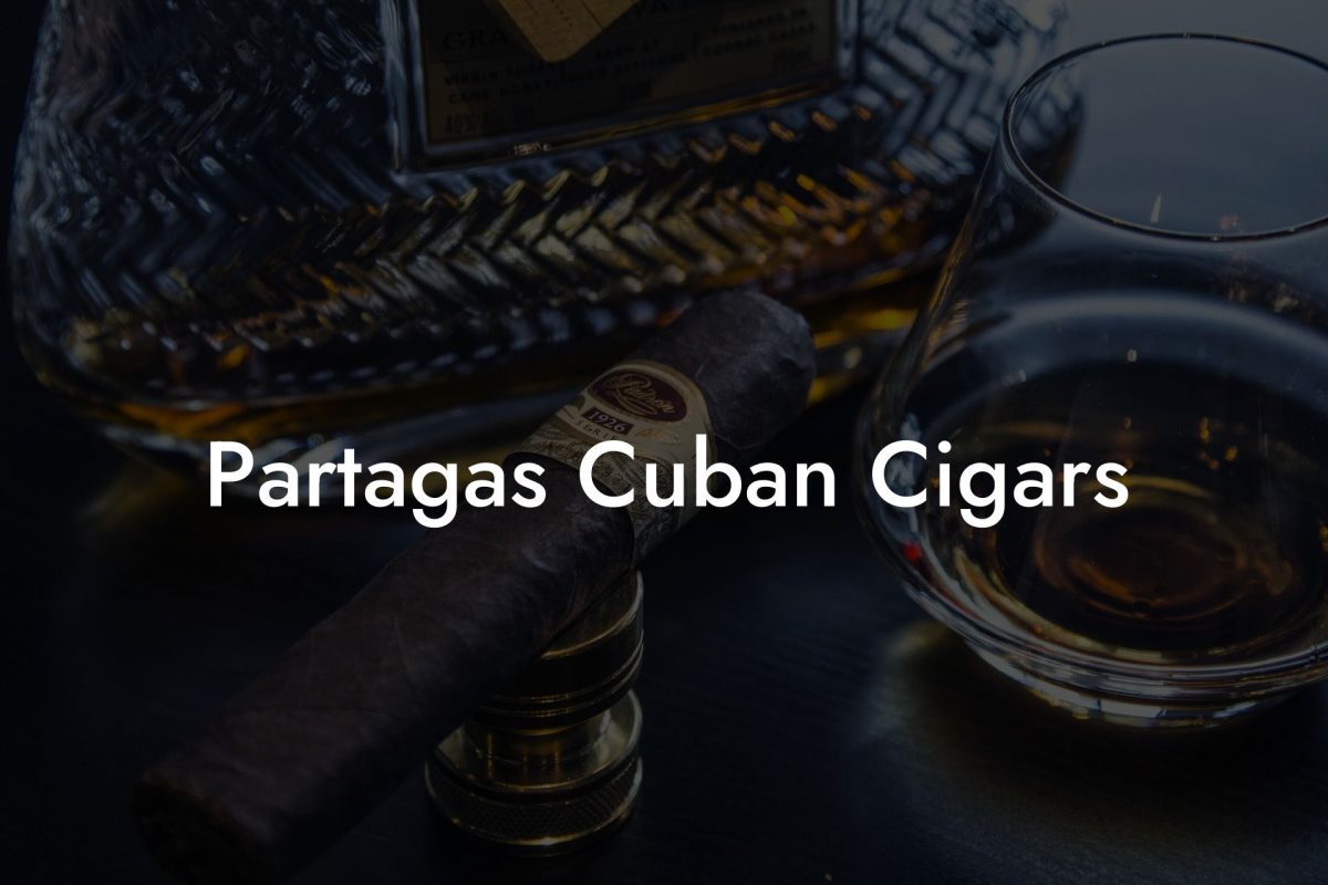 Partagas Cuban Cigars