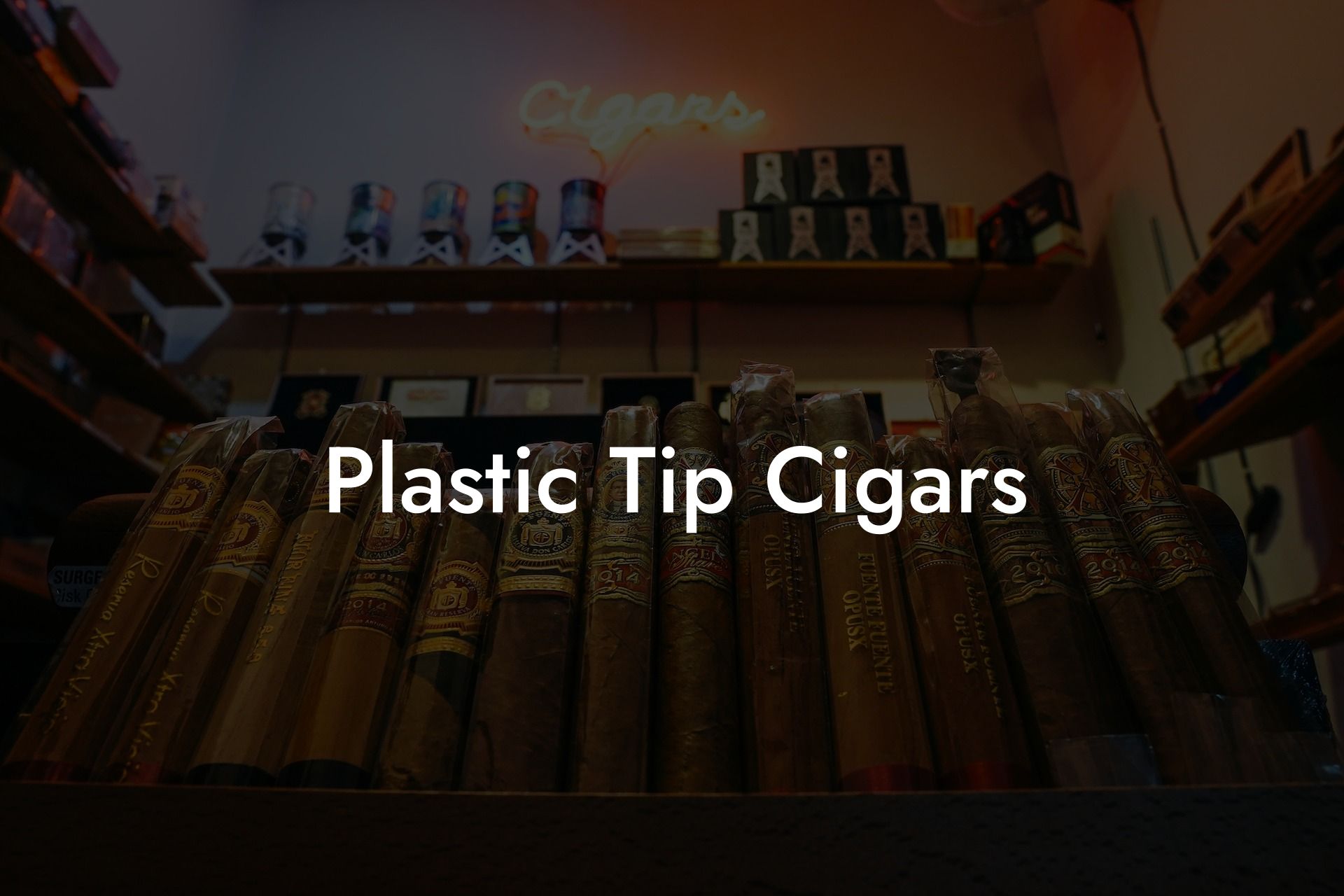 Plastic Tip Cigars