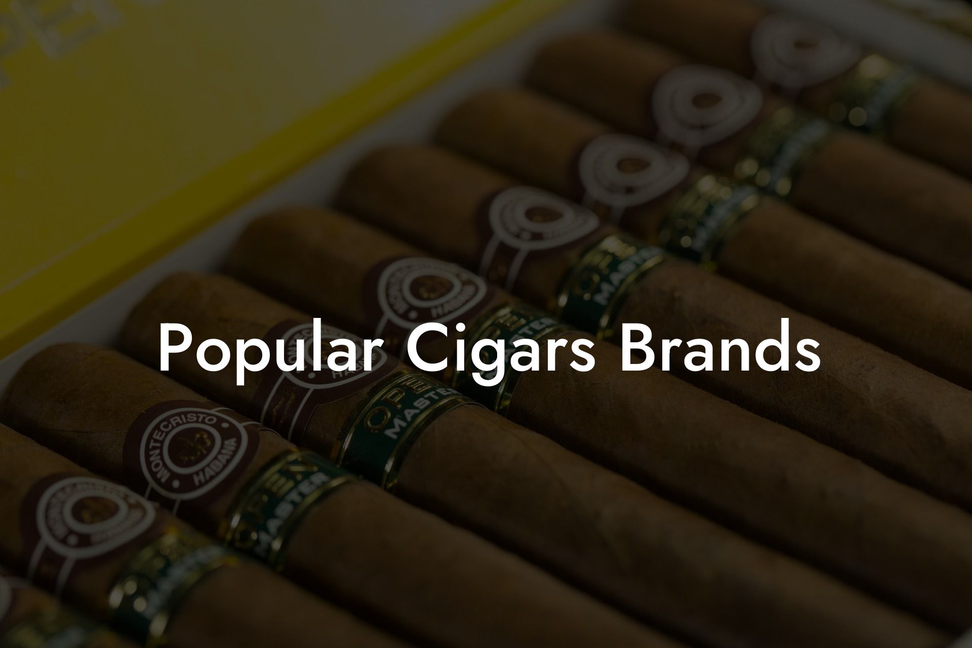 Popular Cigars Brands