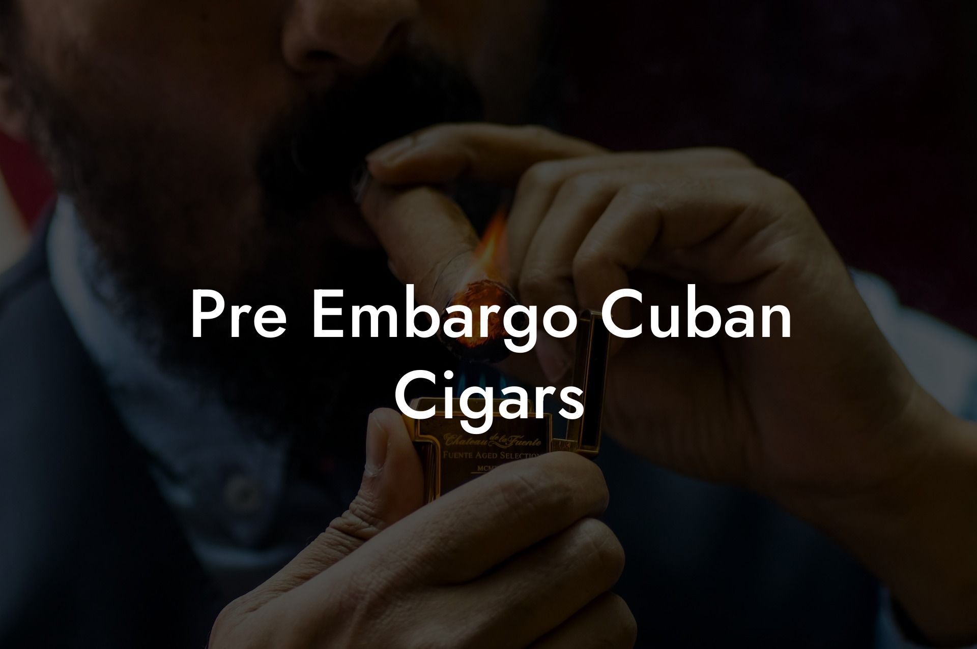 Pre Embargo Cuban Cigars