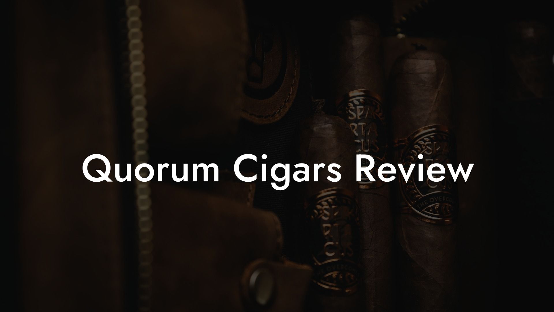 Quorum Cigars Review