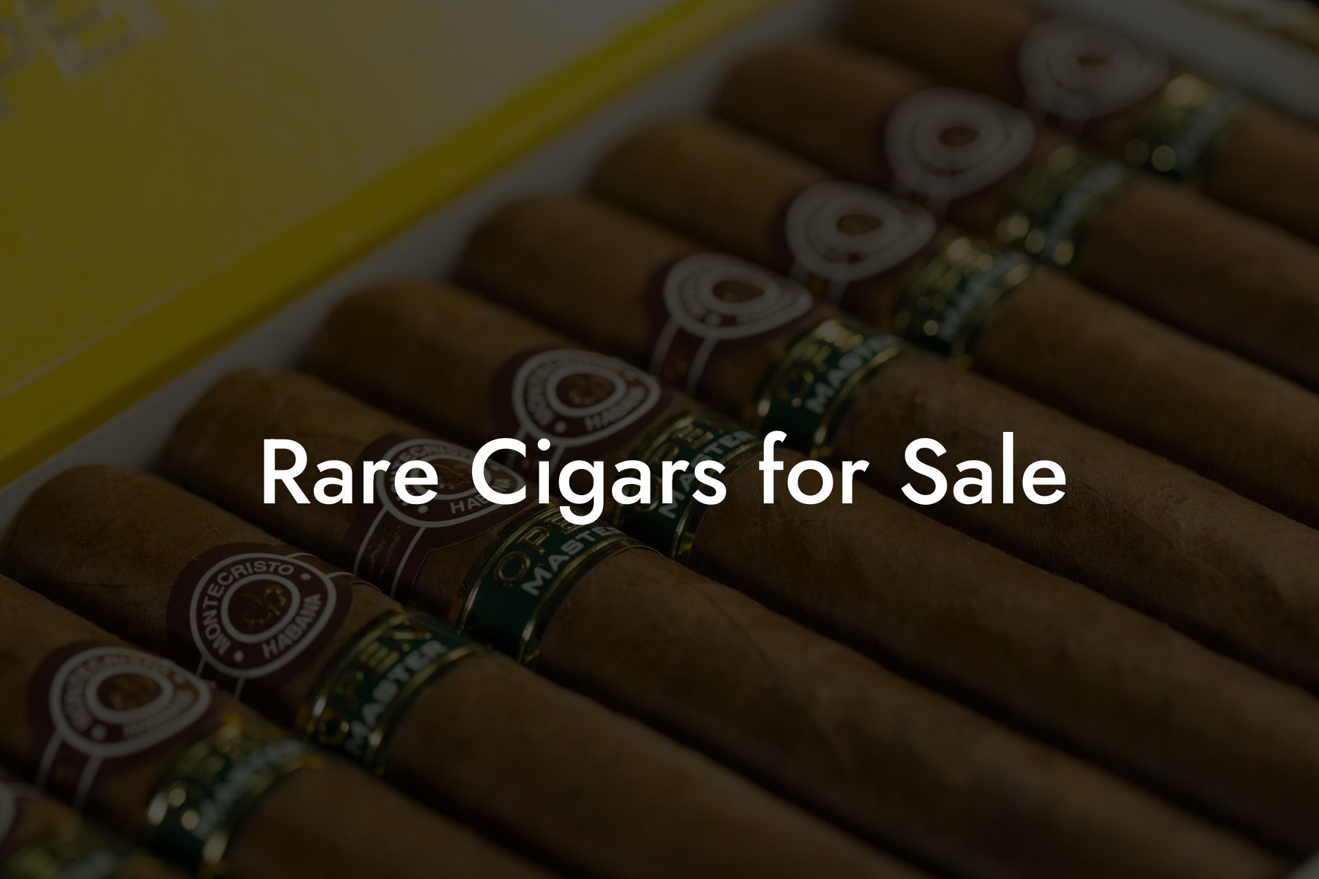 Rare Cigars for Sale