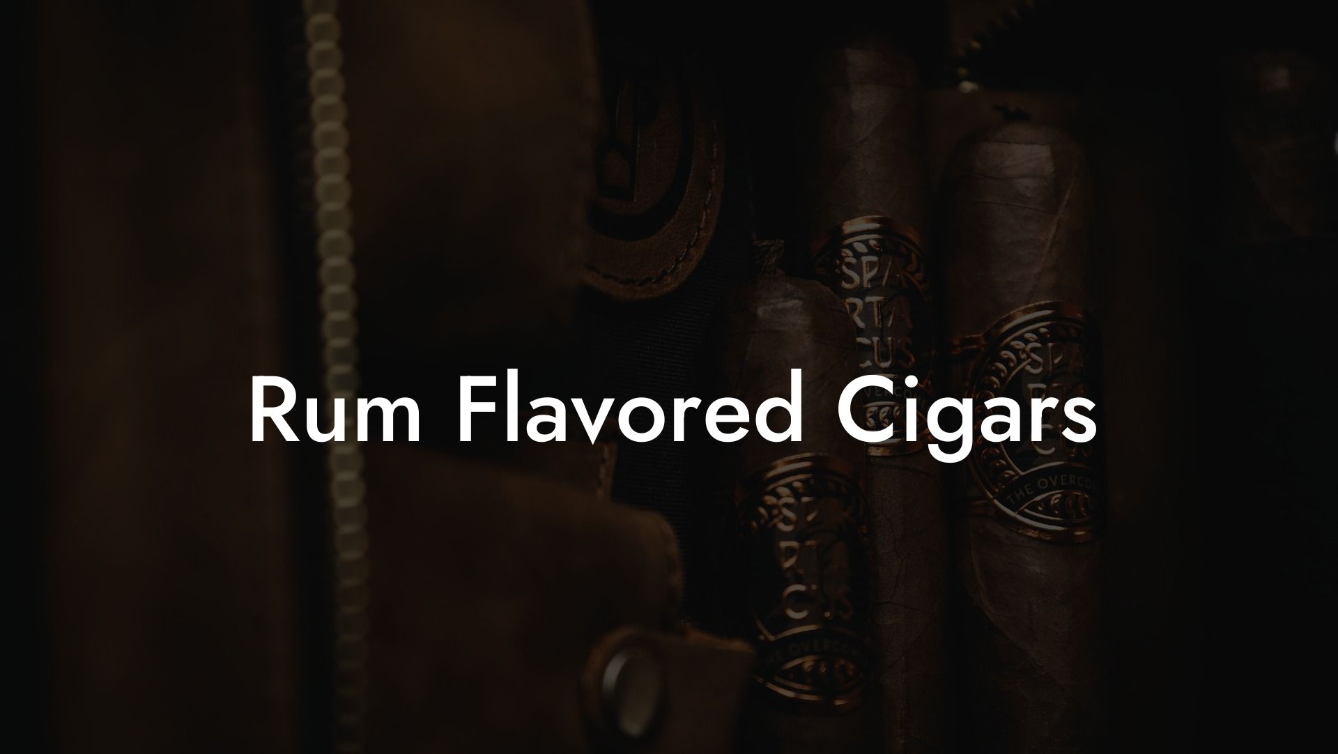 Rum Flavored Cigars