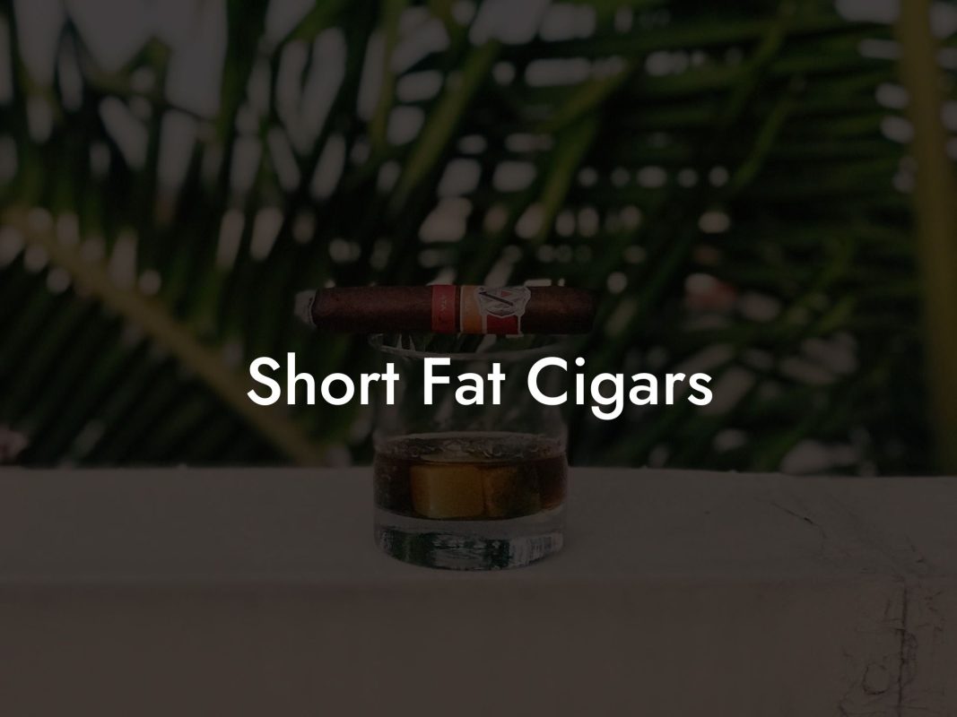 Short Fat Cigars