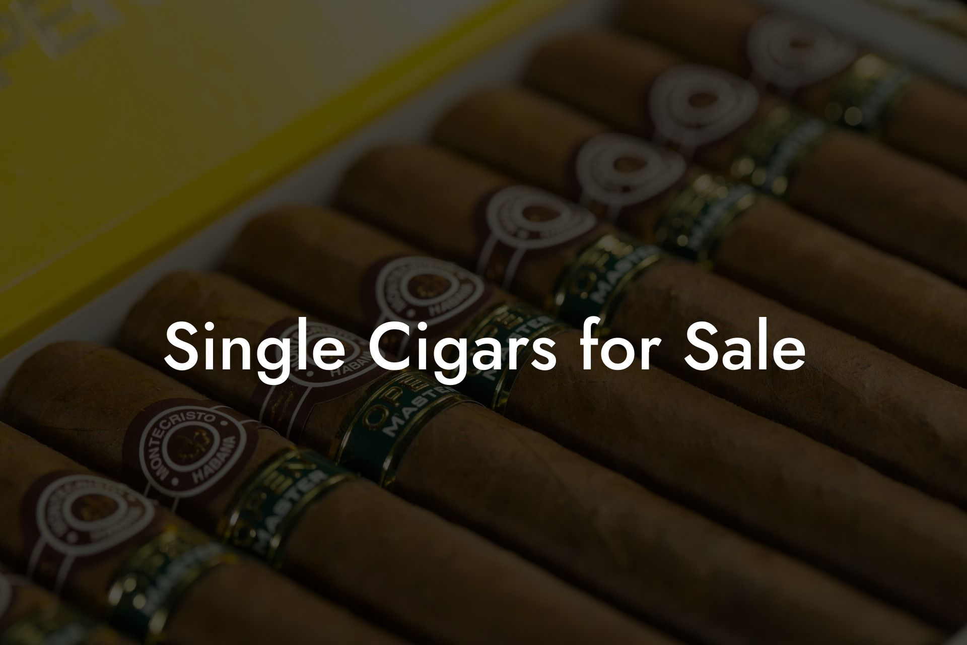 Single Cigars for Sale