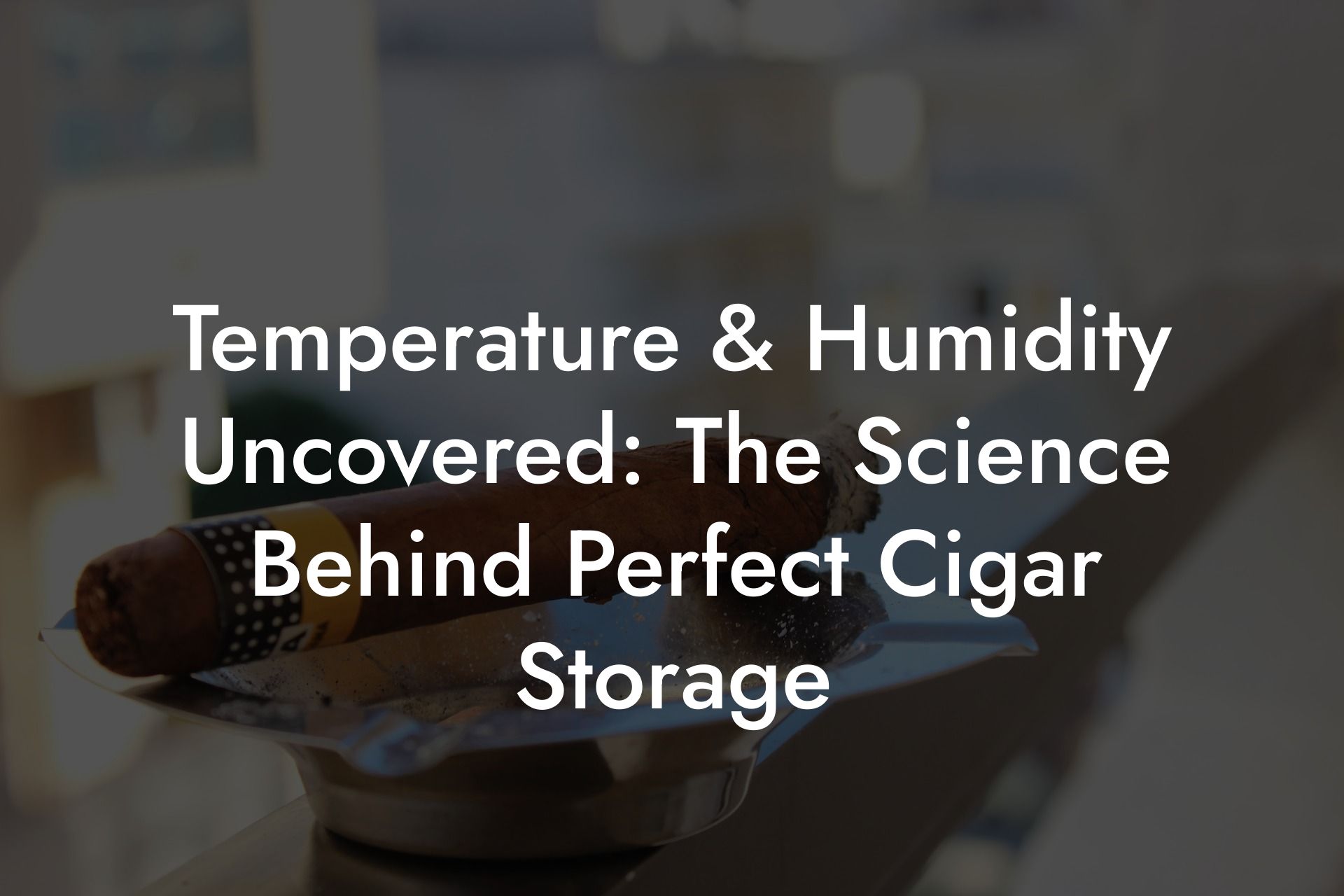 Temperature & Humidity Uncovered: The Science Behind Perfect Cigar Storage