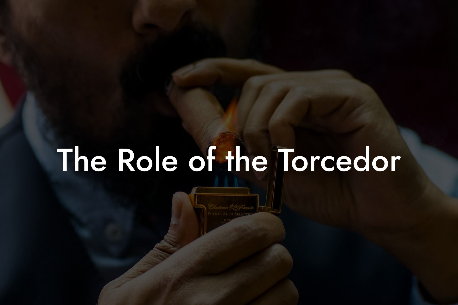The Role of the Torcedor