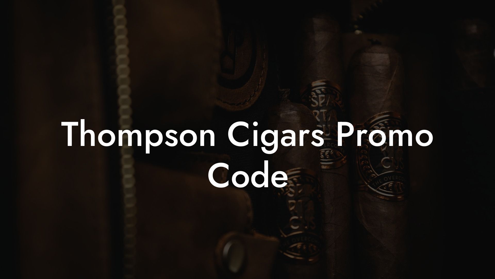 Thompson Cigars Promo Code