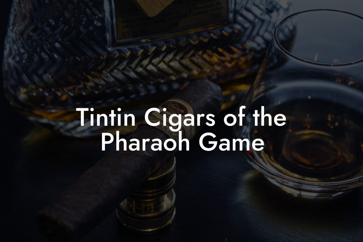 Tintin Cigars of the Pharaoh Game