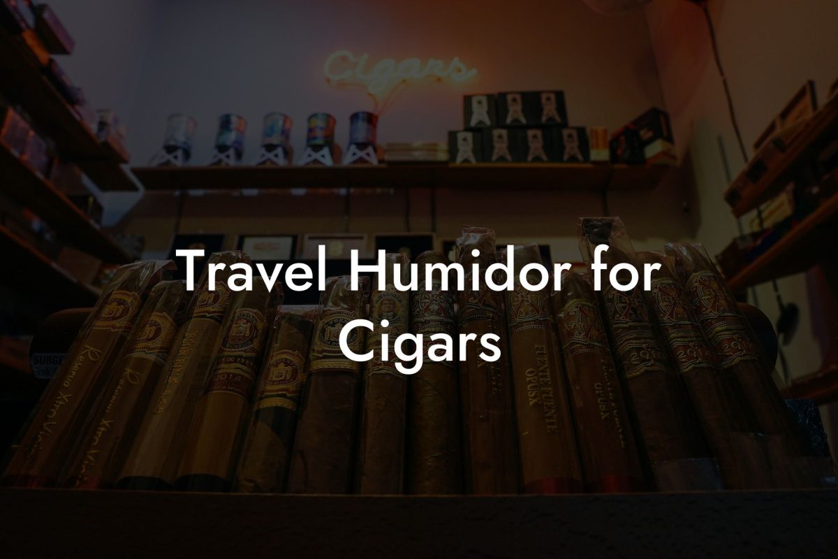 Travel Humidor for Cigars