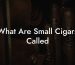 What Are Small Cigars Called