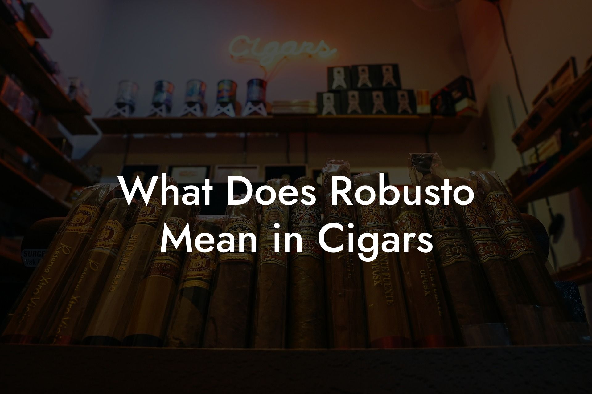 What Does Robusto Mean in Cigars