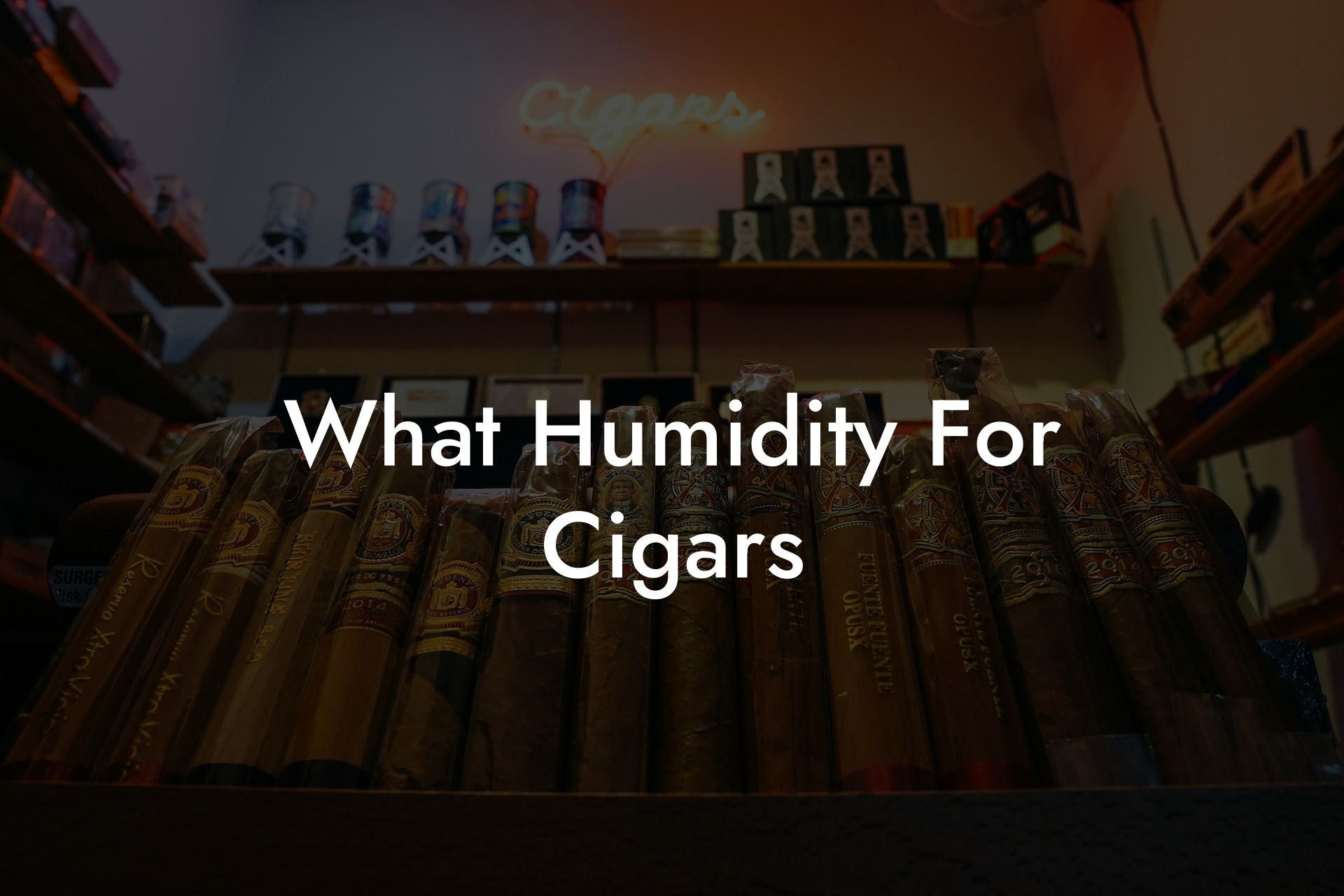 What Humidity For Cigars