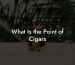 What Is the Point of Cigars