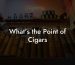 Whats the Point of Cigars