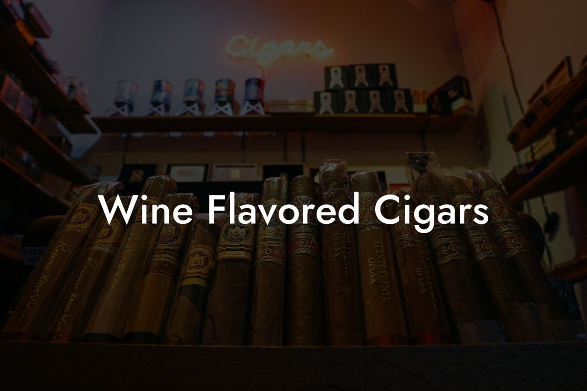 Wine Flavored Cigars